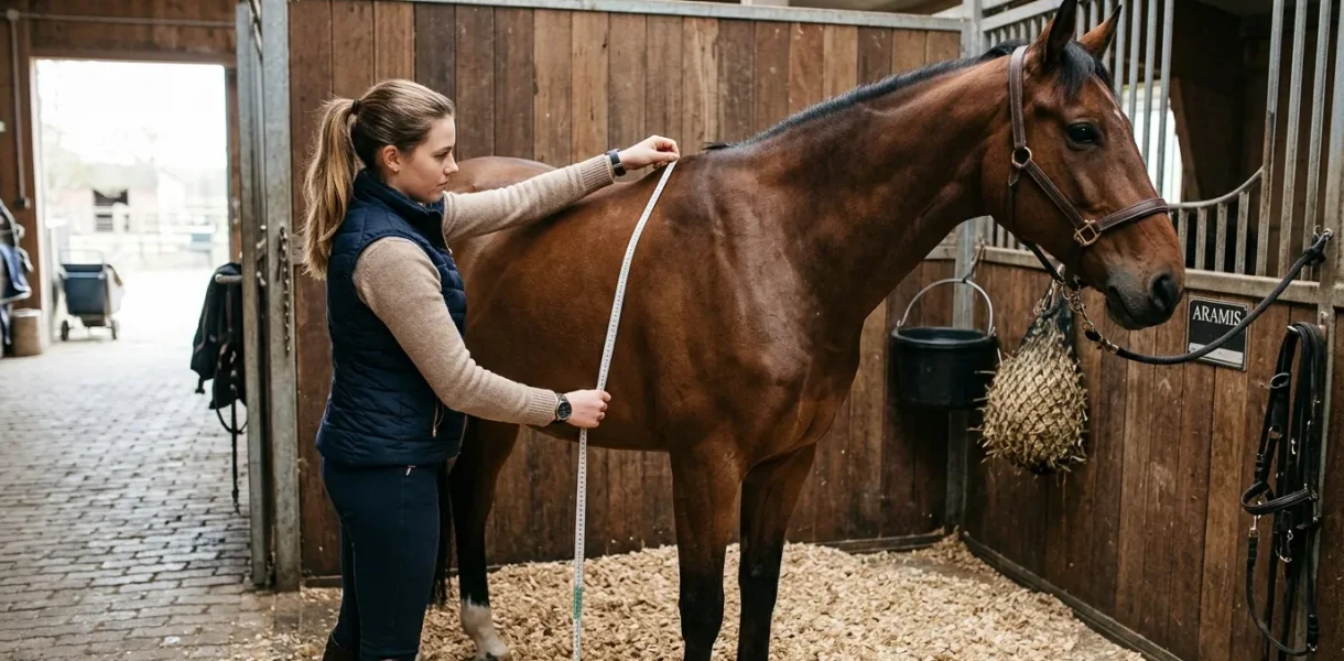 Comment choisir la bonne taille de couverture pour son cheval ? Guide de mesure étape par étape