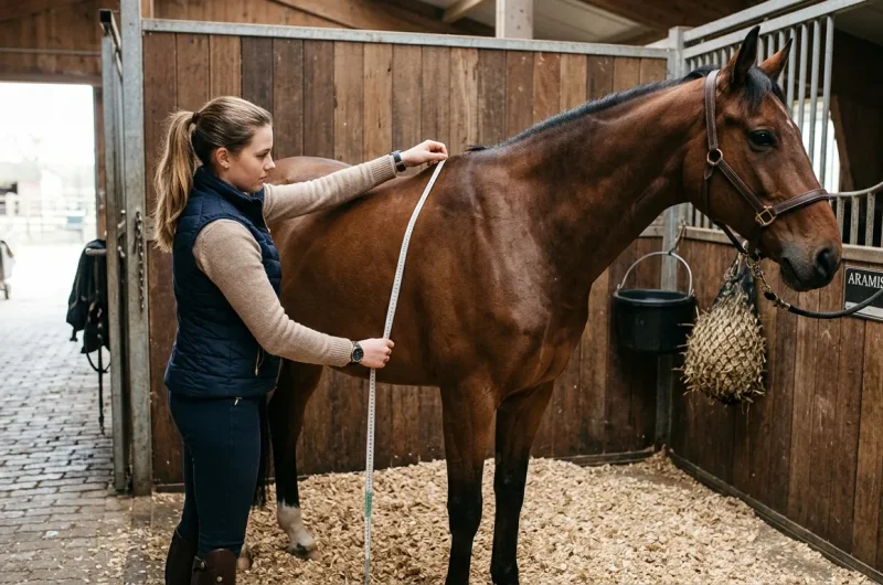 Comment choisir la bonne taille de couverture pour son cheval ? Guide de mesure étape par étape