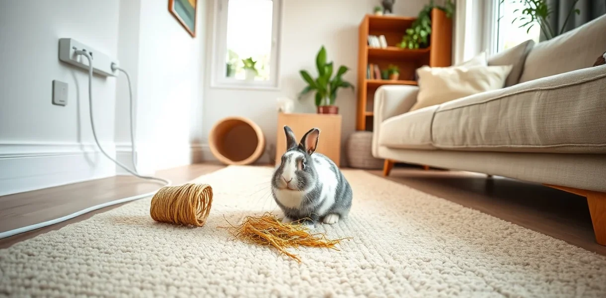 Comment sécuriser un salon pour laisser son lapin en liberté totale ?