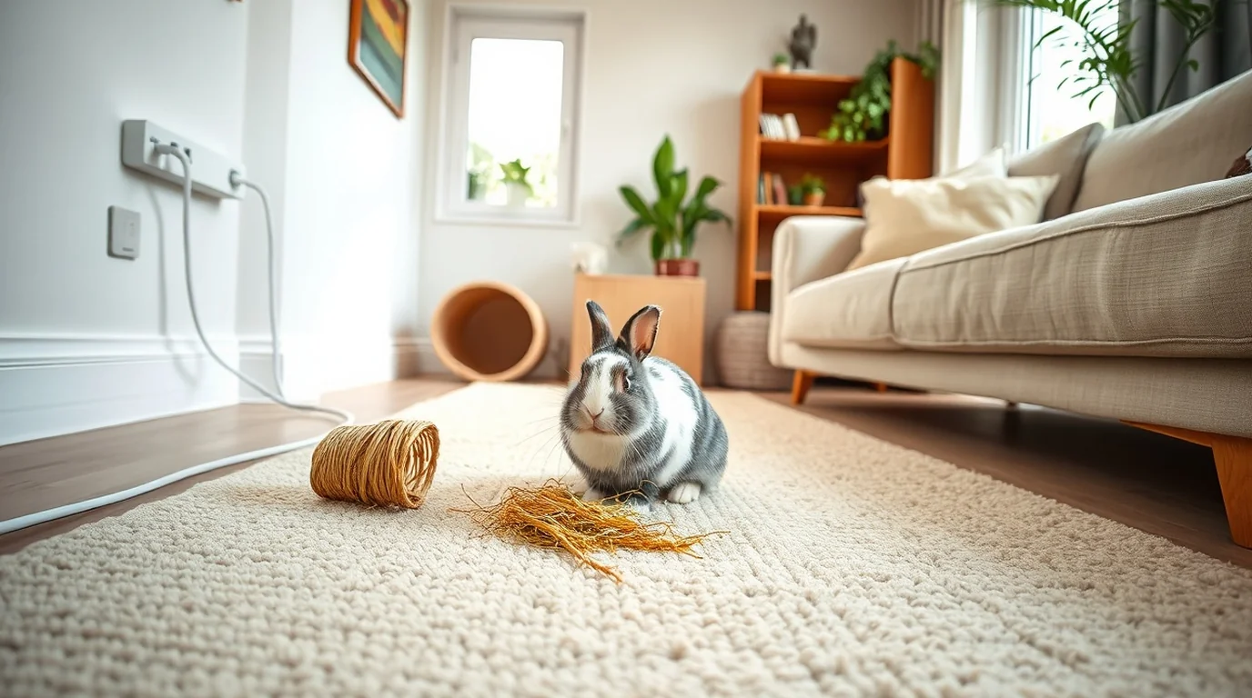 Comment sécuriser un salon pour laisser son lapin en liberté totale ?